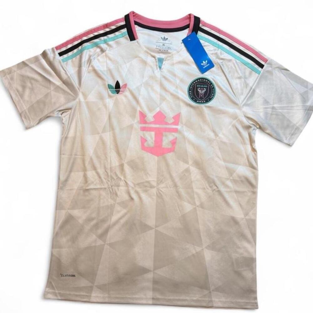 Adidas inter Miami FC 2026/27 White Home Jersey with number 10 Messi on the back